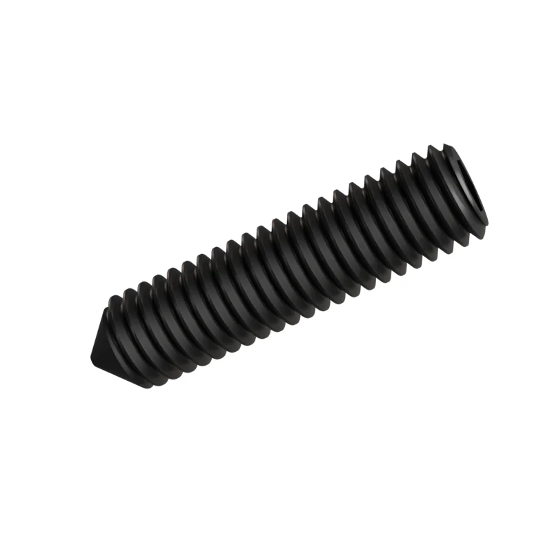 Socket Set Screw Cone Point ISO 4027 M5 × 20, black oxide