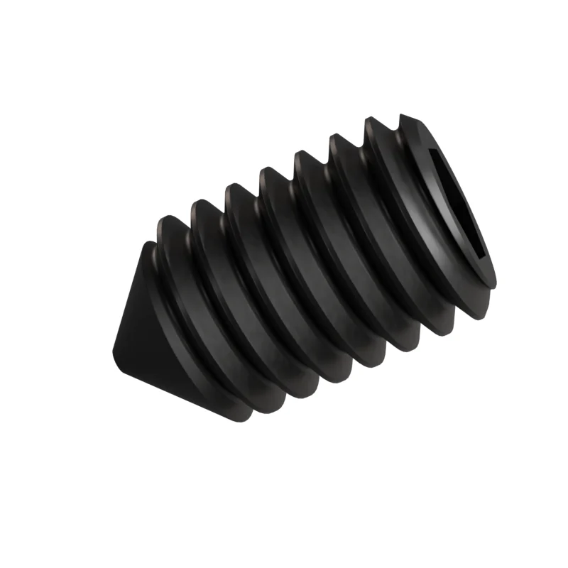 Socket Set Screw Cone Point ISO 4027 M6 × 10, black oxide
