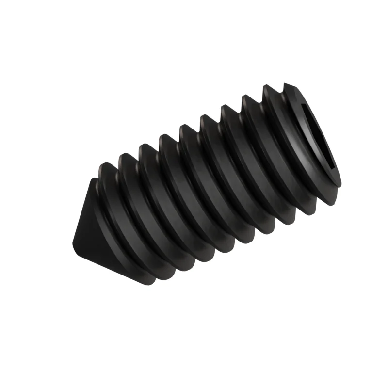 Socket Set Screw Cone Point ISO 4027 M6 × 12, black oxide