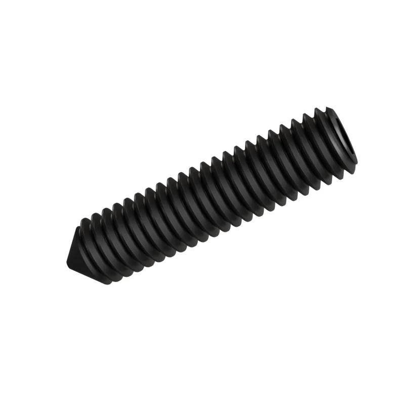 Socket Set Screw Cone Point ISO 4027 M6 × 25, black oxide