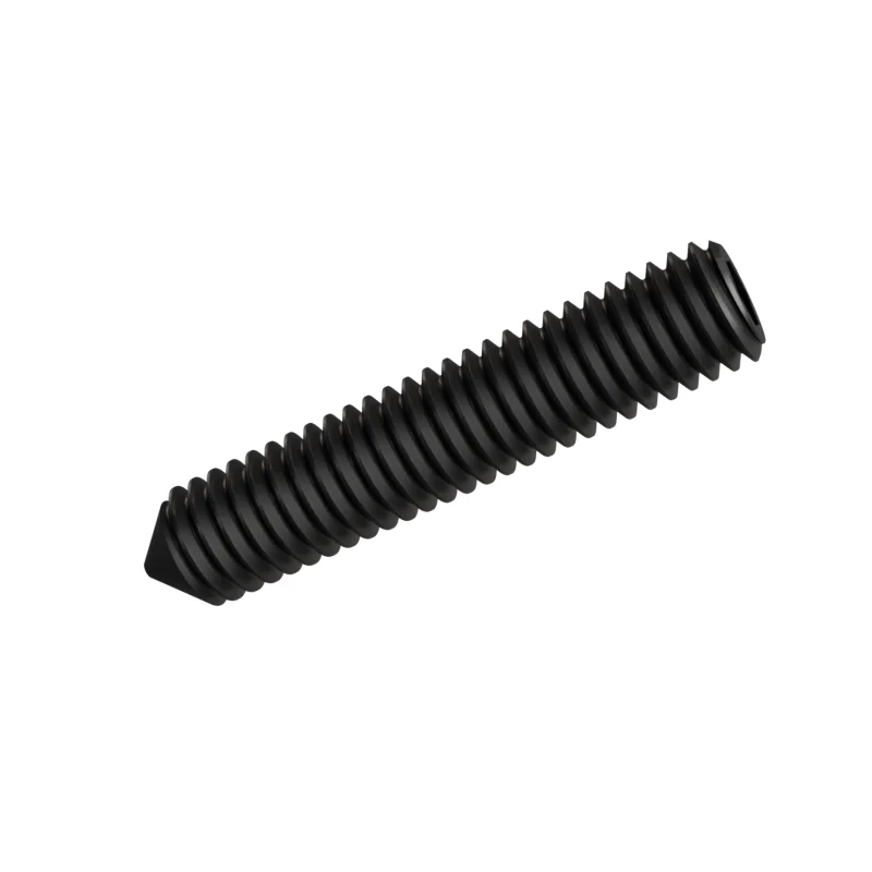 Socket Set Screw Cone Point ISO 4027 M6 × 30, black oxide
