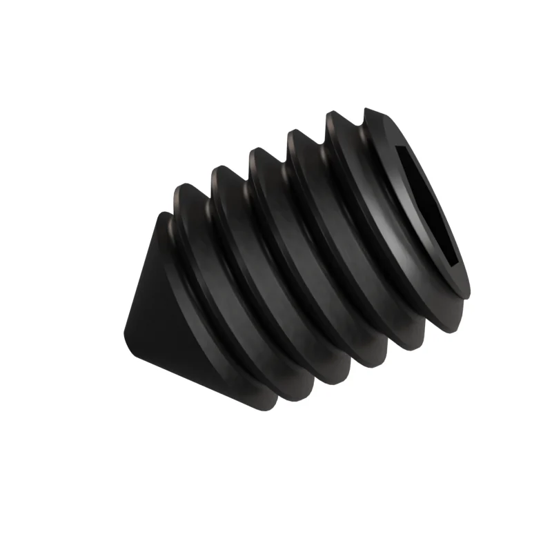 Socket Set Screw Cone Point ISO 4027 M6 × 8, black oxide