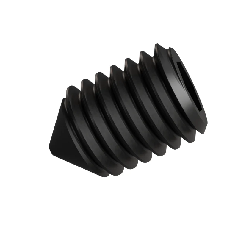 Socket Set Screw Cone Point ISO 4027 M8 × 12, black oxide