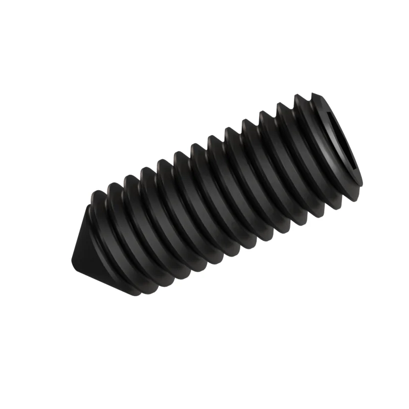 Socket Set Screw Cone Point ISO 4027 M8 × 20, black oxide