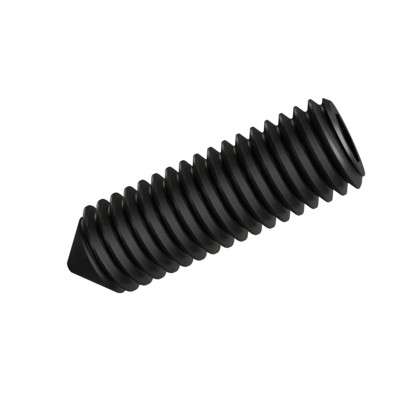 Socket Set Screw Cone Point ISO 4027 M8 × 25, black oxide
