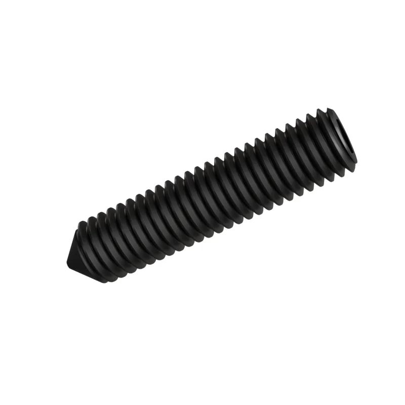 Socket Set Screw Cone Point ISO 4027 M8 × 35, black oxide