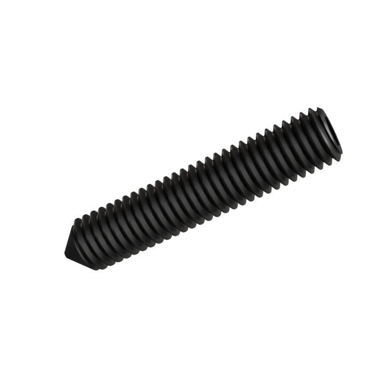 Socket Set Screw Cone Point ISO 4027 M8 × 40, black oxide