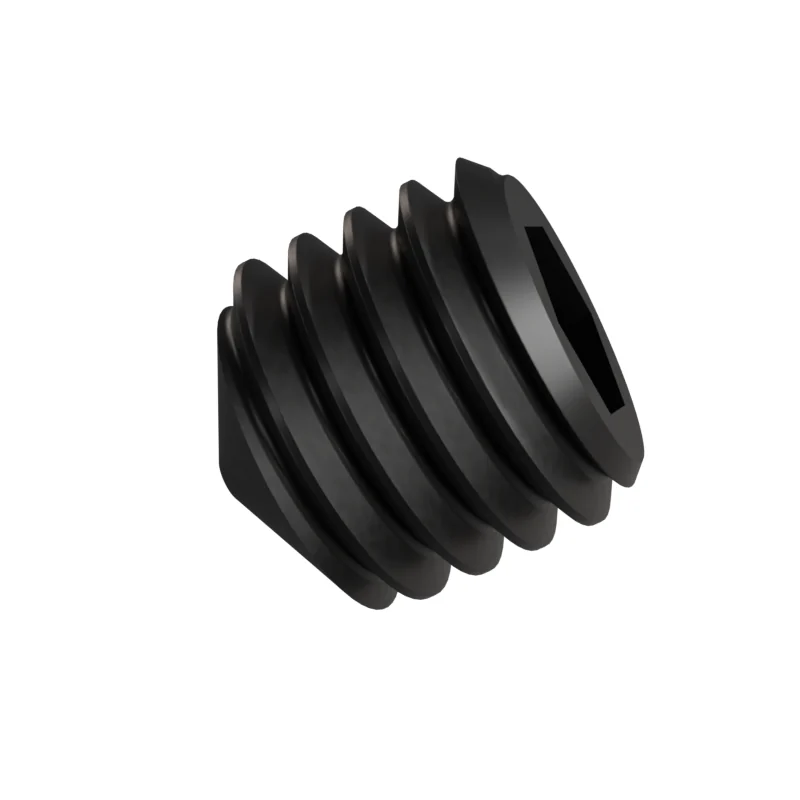 Socket Set Screw Cone Point ISO 4027 M8 × 8, black oxide