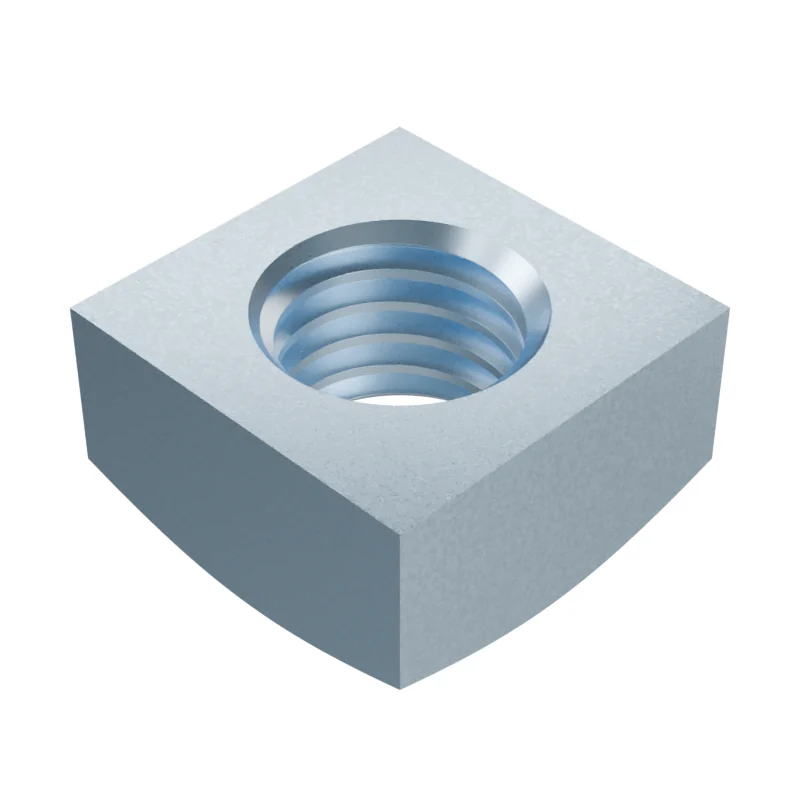 Square Nut DIN 557 M12, zinc plated