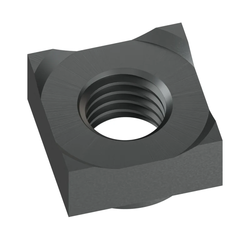 Square Weld Nut DIN 928 M10, plain steel