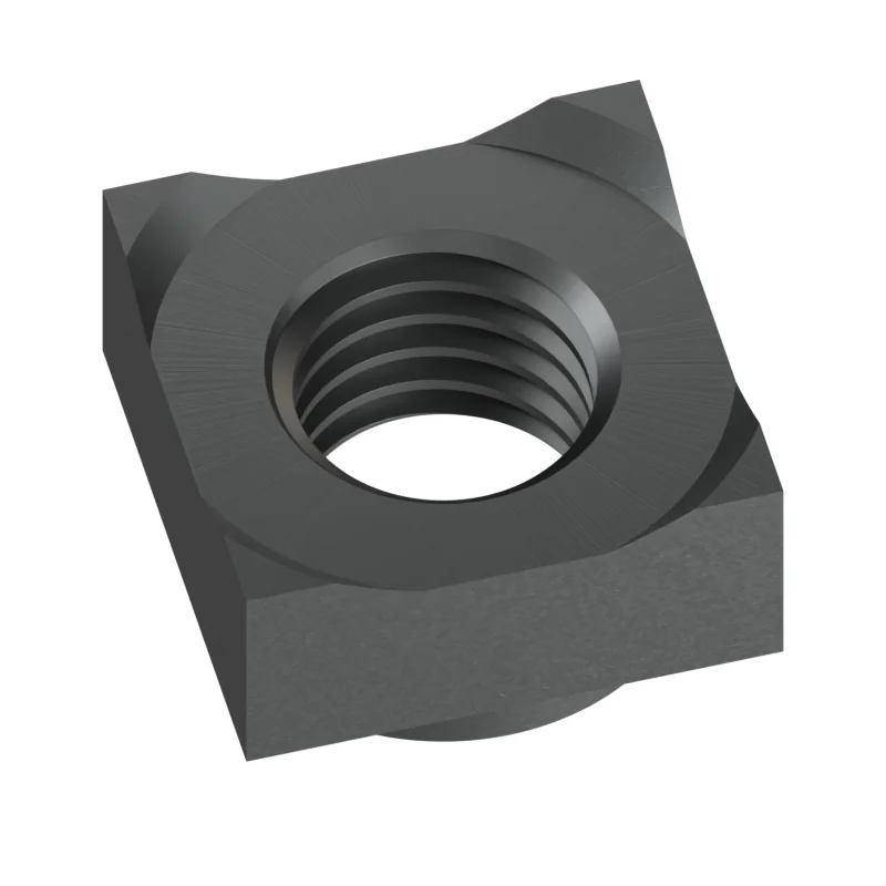 Square Weld Nut DIN 928 M12, plain steel