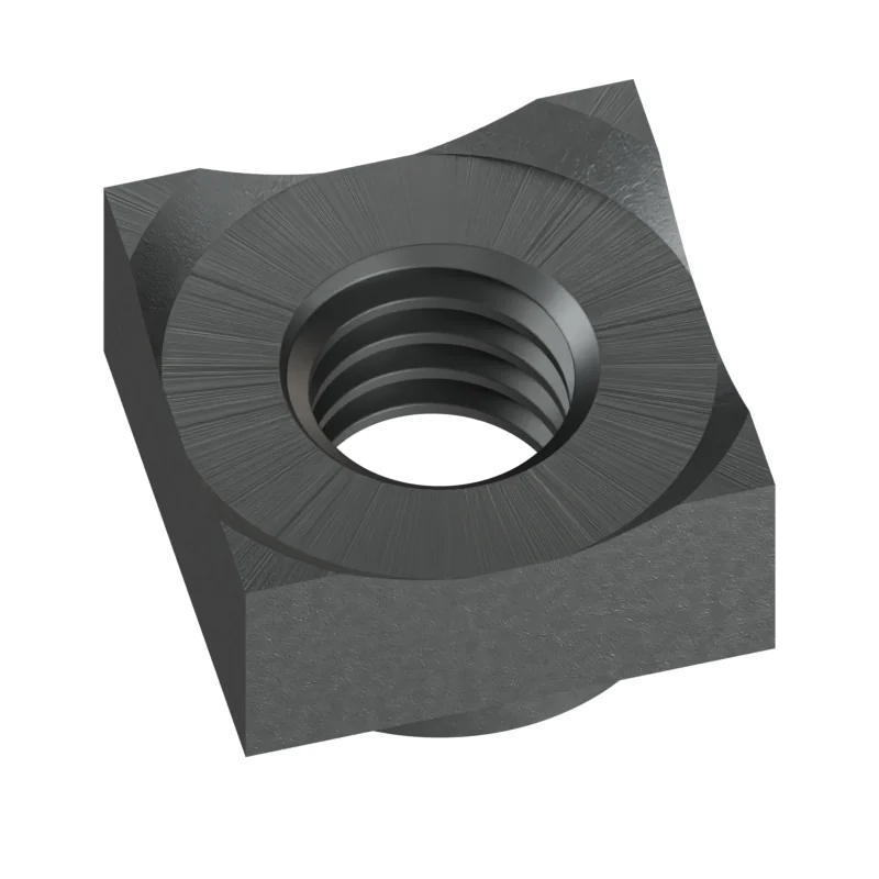 Square Weld Nut DIN 928 M4, plain steel