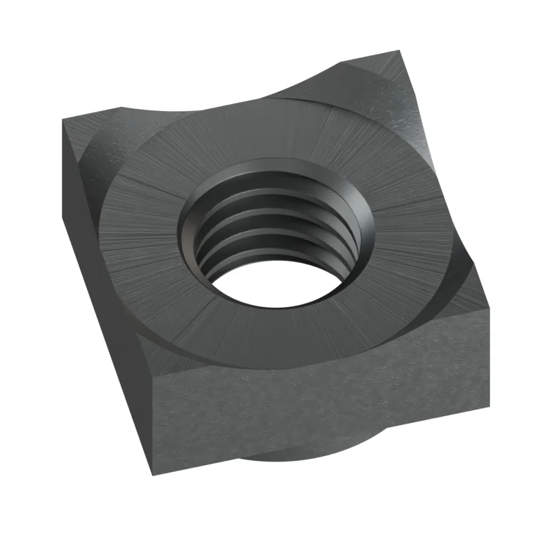 Square Weld Nut DIN 928 M5, plain steel