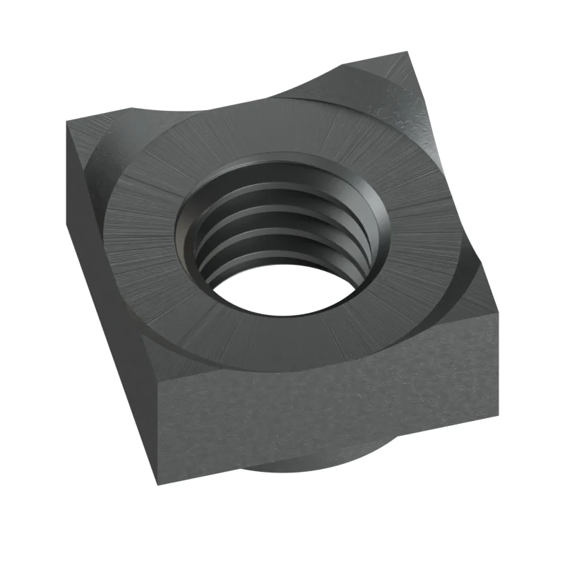 Square Weld Nut DIN 928 M6, plain steel