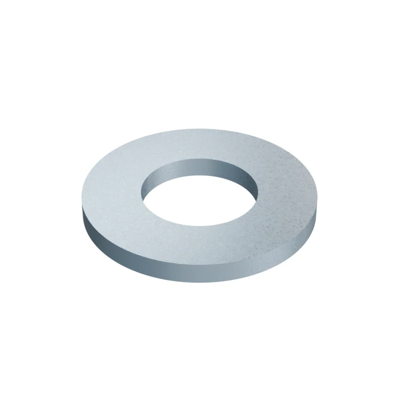 Steel Flat Washer ASTM F844 ASME B18.21.1 1/2 N, zinc plated