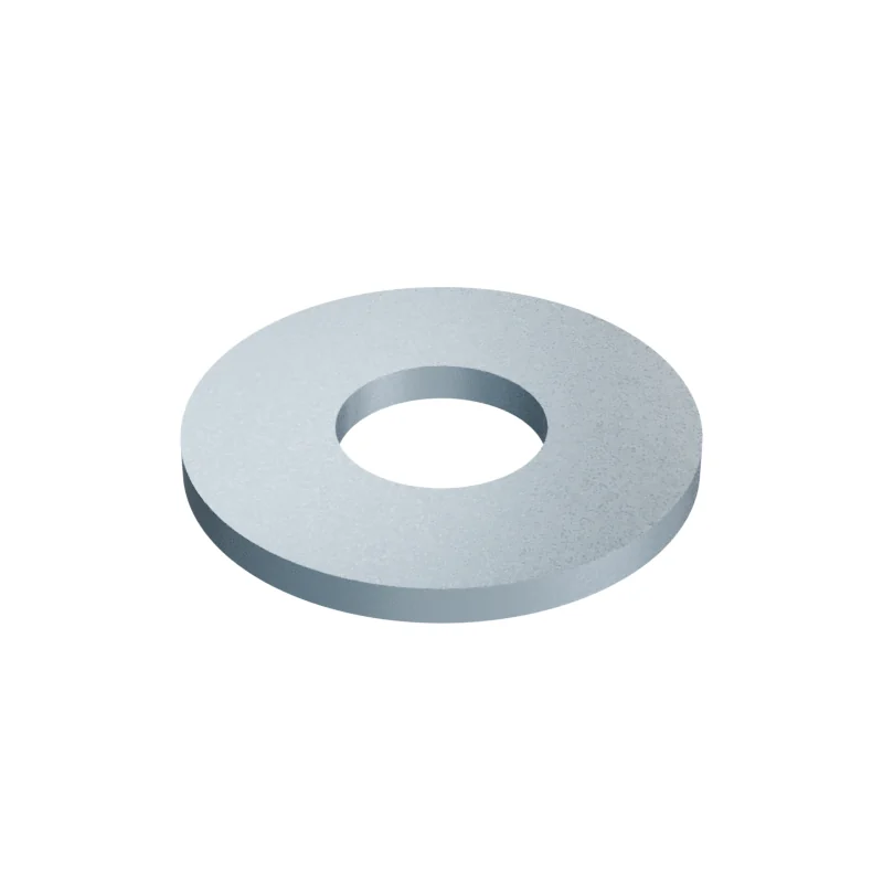Steel Flat Washer ASTM F844 ASME B18.21.1 1/2 W, zinc plated