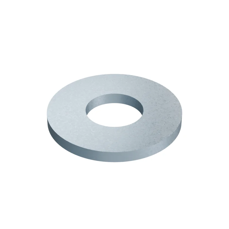 Steel Flat Washer ASTM F844 ASME B18.21.1 1/4 W, zinc plated