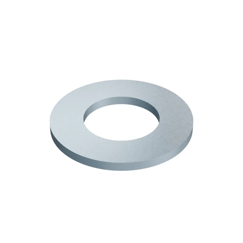 Steel Flat Washer ASTM F844 ASME B18.21.1 1 N, zinc plated
