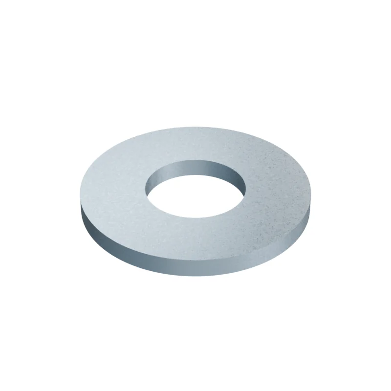 Steel Flat Washer ASTM F844 ASME B18.21.1 3/8 W, zinc plated