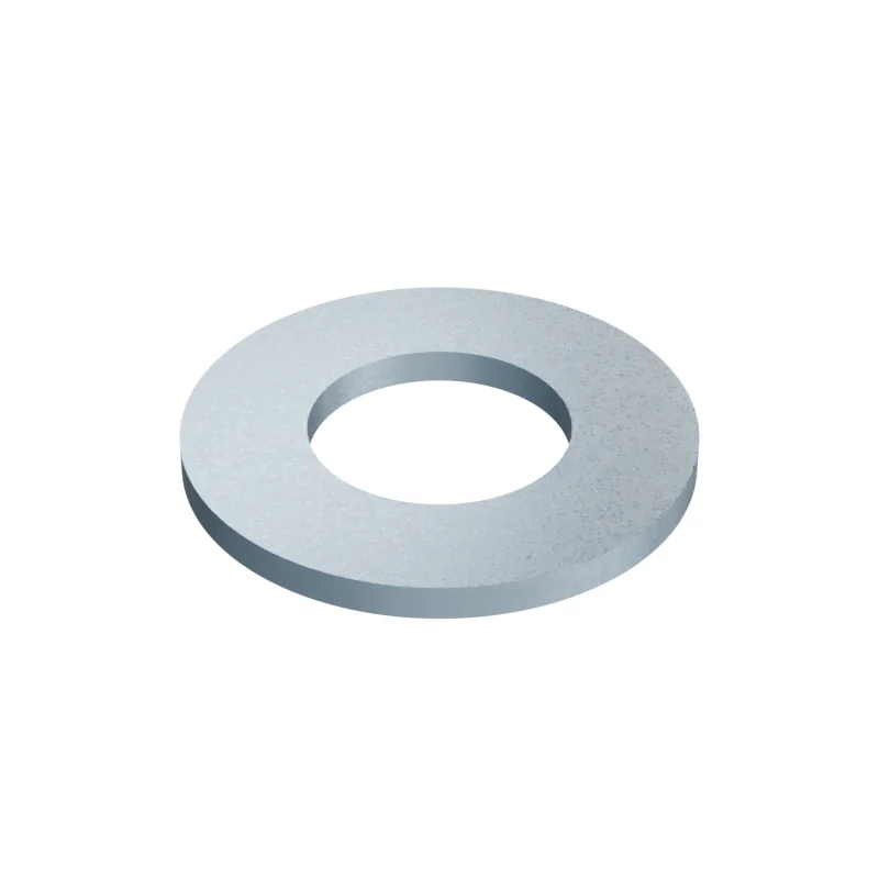 Steel Flat Washer ASTM F844 ASME B18.21.1 7/16 N, zinc plated
