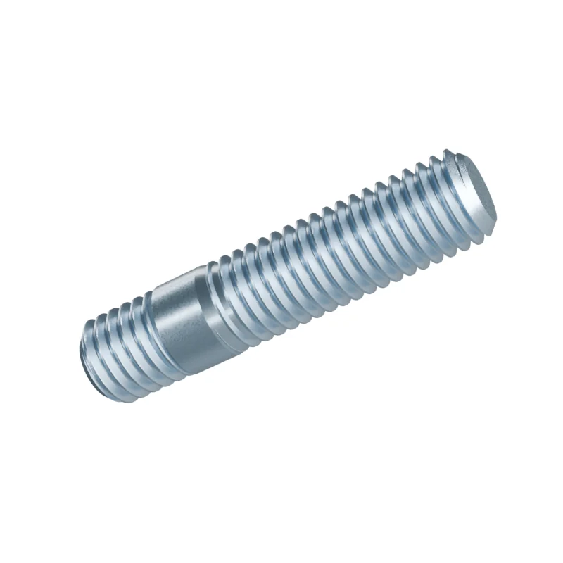 Stud Bolt, Metal End 1d DIN 938 M10 × 35, zinc plated