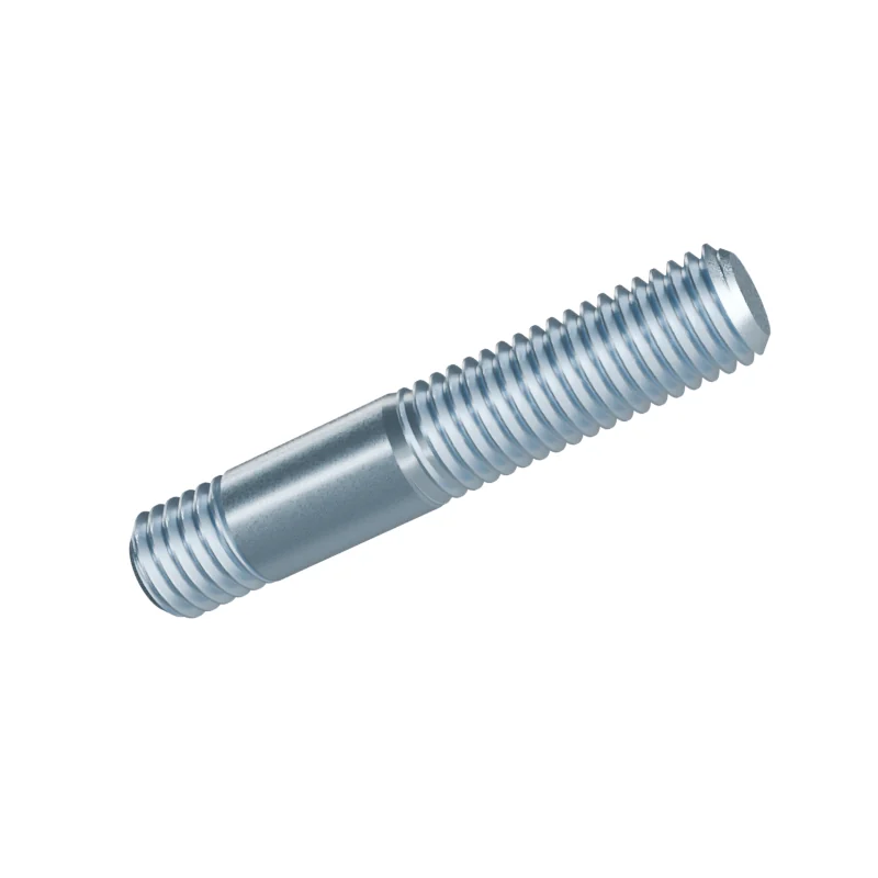 Stud Bolt, Metal End 1d DIN 938 M10 × 45, zinc plated