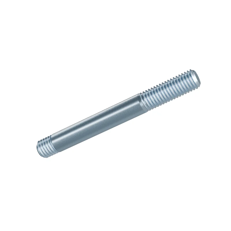 Stud Bolt, Metal End 1d DIN 938 M10 × 80, zinc plated