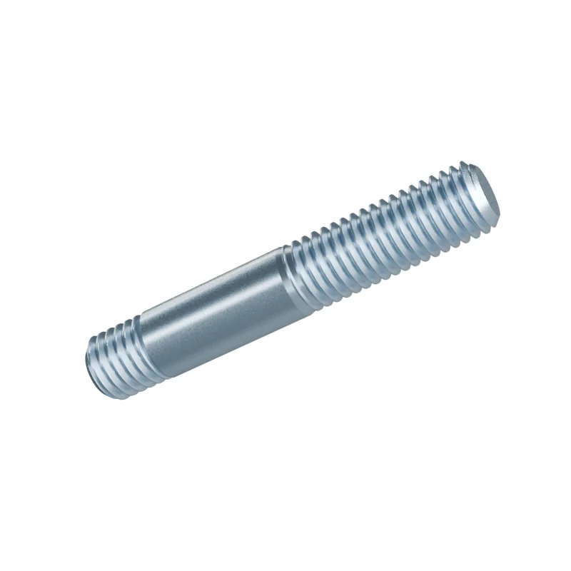 Stud Bolt, Metal End 1d DIN 938 M12 × 60, zinc plated