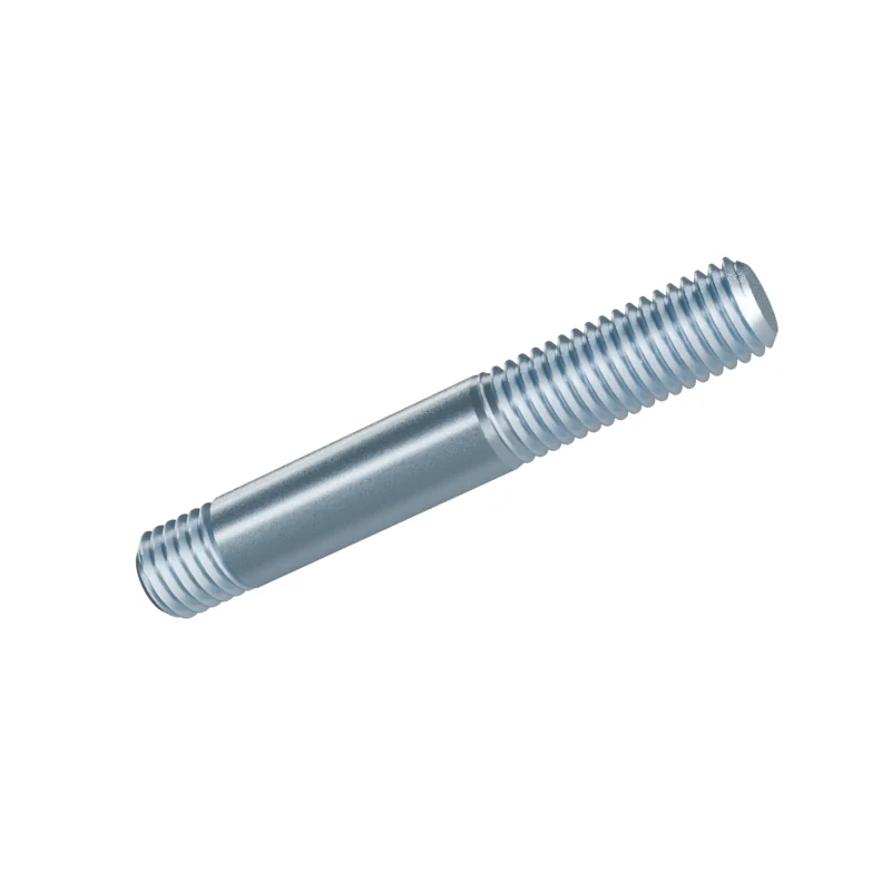 Stud Bolt, Metal End 1d DIN 938 M12 × 70, zinc plated