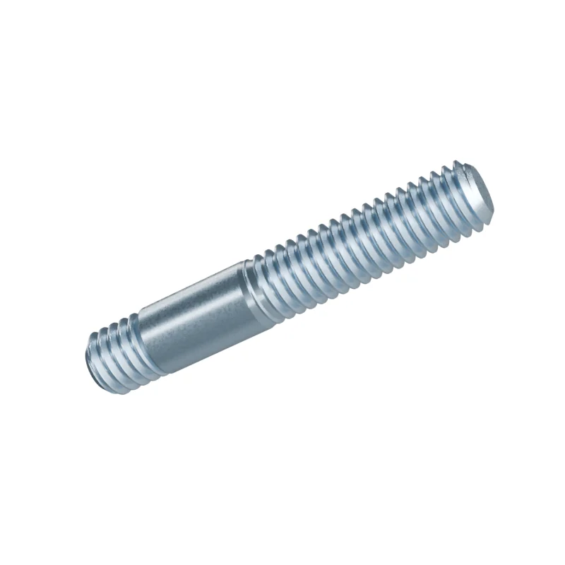 Stud Bolt, Metal End 1d DIN 938 M6 × 30, zinc plated